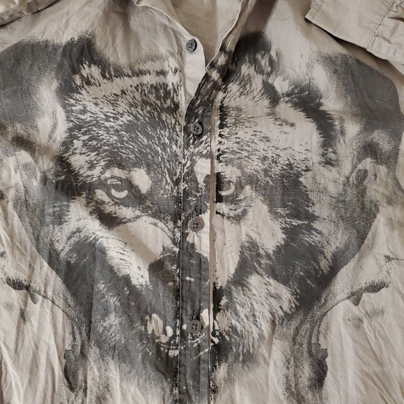 Calvin Klein Jeans Mens Size Medium Button Down - Picture 7 of 7